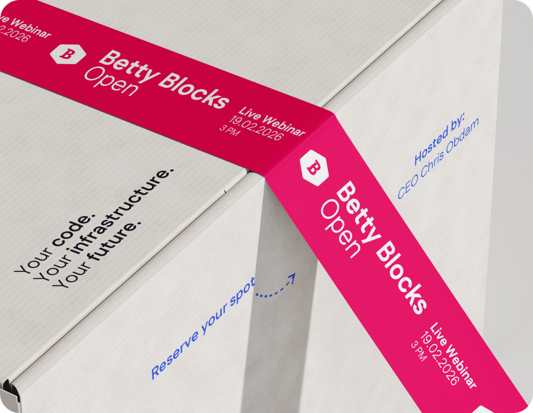 Betty Blocks Open Webinar